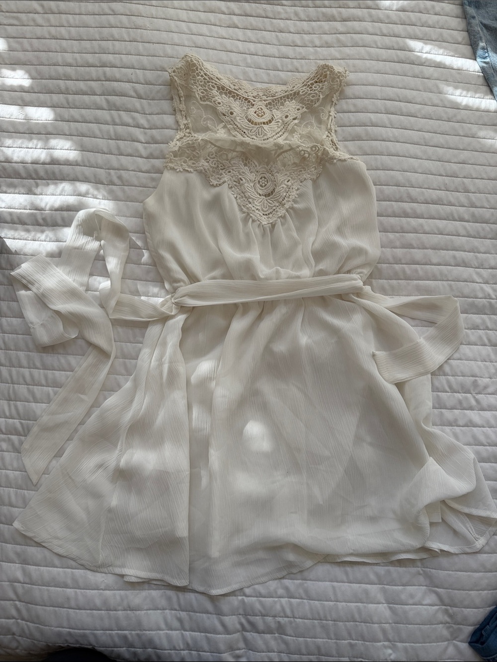 White boutique dress